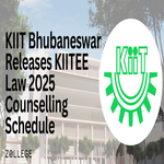 KIIT Bhubaneswar Releases KIITEE Law 2025 Counselling Schedule